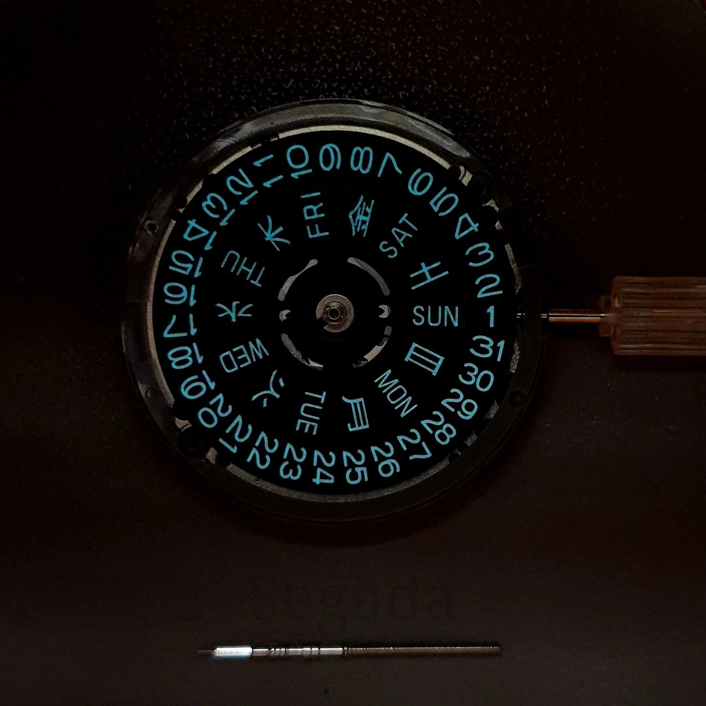 Seiko NH36 cu Dată și Ziua Săptămânii