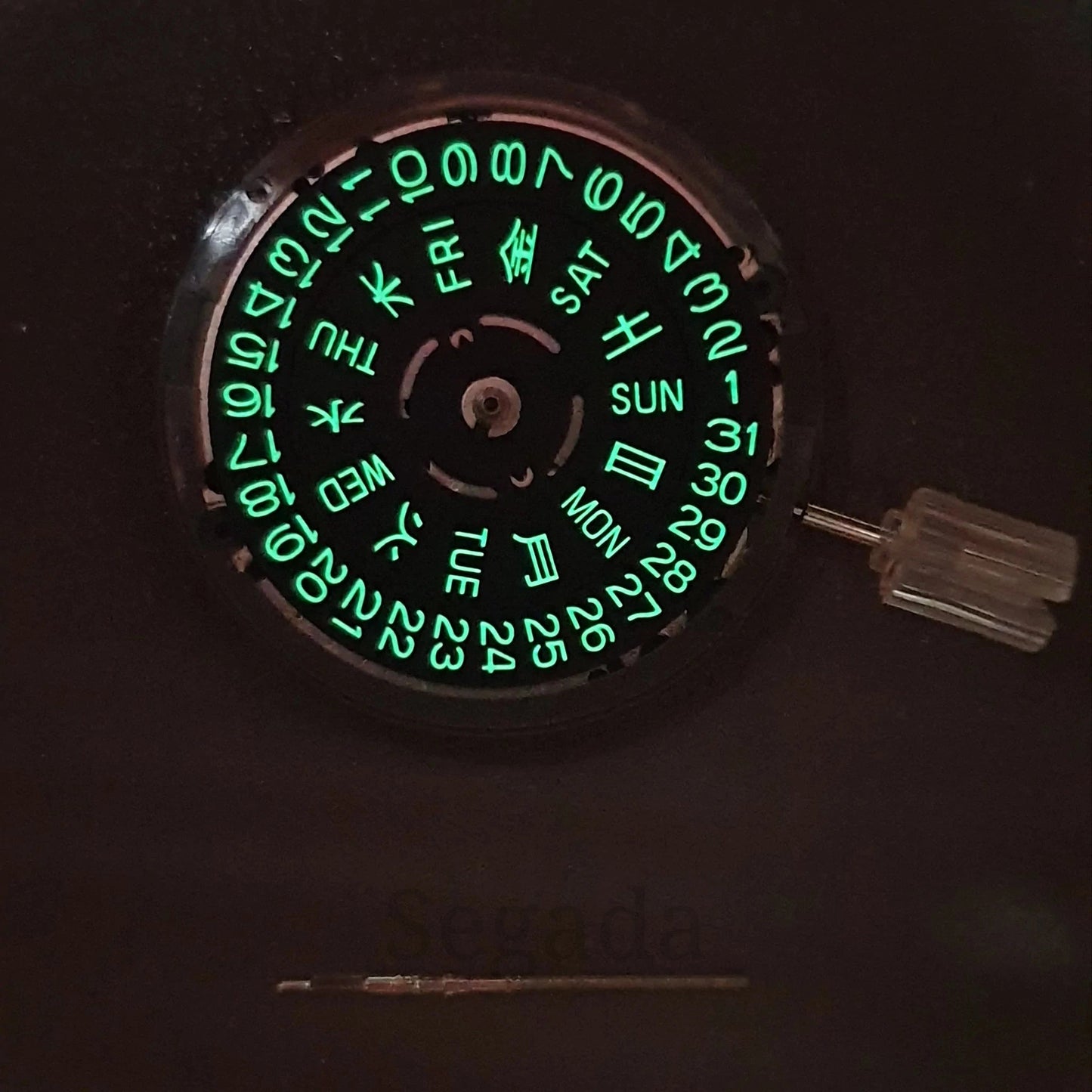 Seiko NH36 cu Dată și Ziua Săptămânii